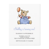 Lil' Bears · Baby Boy Balloon Post Card