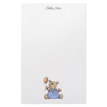 Lil' Bears · Baby Boy Balloon Personalized Stationery