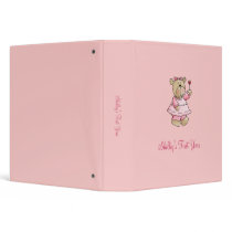 Lil' Bears · Baby Girl Pink Dress binders by CSCountryCuties Lil' Bears · Baby Girl Pink Dress binders