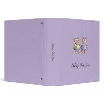 Lil' Bears · Baby Twins Green & Purple binders by CSCountryCuties Lil' Bears · Baby Twins Green & Purple binders