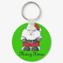 Lil' Big Beard Santa keychains