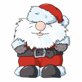 Lil' Big Beard Santa Ornament photosculpture