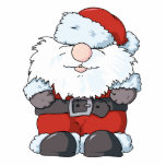 Lil' Big Beard Santa Ornament Photo Cut Outs