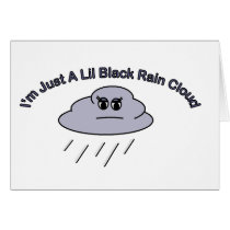 Lil Black Rain Cloud cards by psimawesome Lil Black Rain Cloud cards