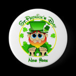 LIl Blarney in NY for St Patty's Day buttons