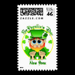 LIl Blarney in NY for St Patty's Day stamps