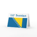 Lil' Bosnian Greeting Card by FlagTshirts Lil' Bosnian Greeting Card