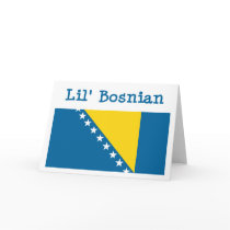 Lil' Bosnian Greeting Card by FlagTshirts Lil' Bosnian Greeting Card