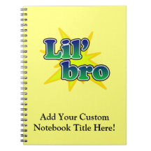 Lil Bro Spiral Notebooks