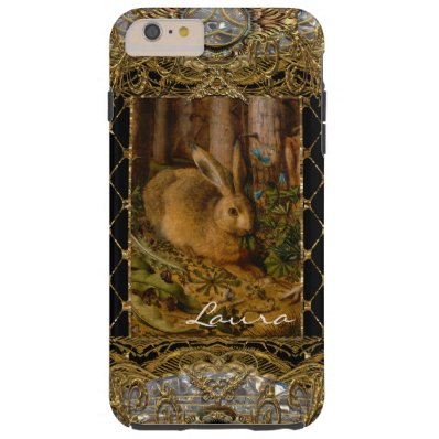 Lil Bunny in the Garden 6/6s Monogram Plus Tough iPhone 6 Plus Case