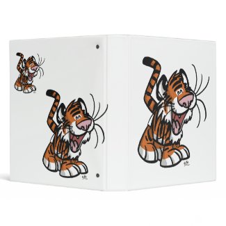 Lil' Cartoon Tiger Binder binder