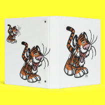 Lil' Cartoon Tiger Binder by Lioness_Graphics Lil' Cartoon Tiger Binder