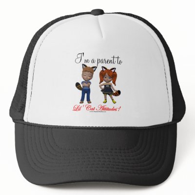 Lil Cattitude Parent Hat by bigcatattitudes