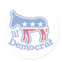 Lil' Democrat Donkey stickers by Prodem Lil' Democrat Donkey stickers