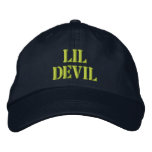 LIL DEVIL EMBROIDERED HATS