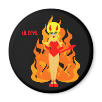 Lil Devil Magnet by Derora Lil Devil Magnet