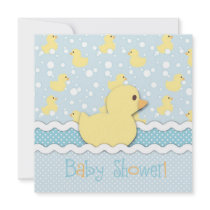 Lil' Duckling Invitation Square 2