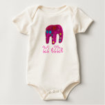 Lil Ellie Pink Elephant Baby Bodysuit/Babygro t-shirts