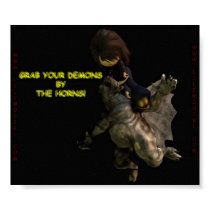 Lil Emo Girl, Grab Your Demons by the Horns posters