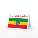 Lil' Ethiopian Greeting Card by FlagTshirts Lil' Ethiopian Greeting Card