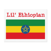Lil' Ethiopian Postcard by FlagTshirts Lil' Ethiopian Postcard