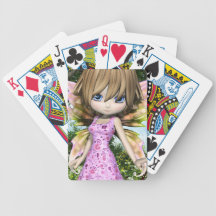 Lil Fairy Princess Bicycle Poker Cards