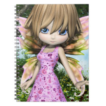 Lil Fairy Princess Spiral Notebook