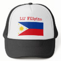 Lil' Filipino Hat by FlagTshirts Lil' Filipino Hat