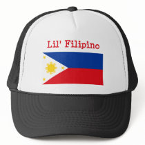 Lil' Filipino Hat by FlagTshirts Lil' Filipino Hat