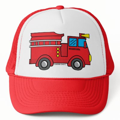 Lil Fire Truck Hat by ellybean
