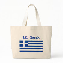 Lil' Greek Tote Bag by FlagTshirts Lil' Greek Tote Bag