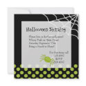 Lil' Green Spider invitations by candystore Lil' Green Spider invitations
