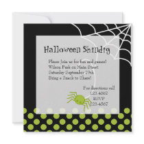 Lil' Green Spider Invitations