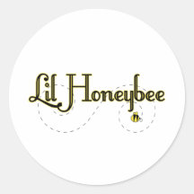 Lil' Honeybee Round Sticker