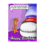 Lil Illow Orange - Happy Birthday Postcard