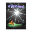 Lil Illow Orange - I love you my star Postcard by Illow_Orange Lil Illow Orange - I love you my star Postcard