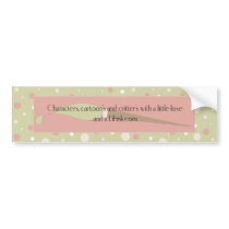 Lil-Ink Bumper Sticker bumper stickers by lilink Lil-Ink Bumper Sticker bumper stickers