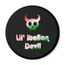 Lil' Italian Devil Magnet by biscottimafia Lil' Italian Devil Magnet