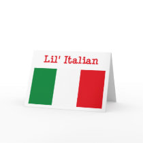 Lil' Italian Greeting Card by FlagTshirts Lil' Italian Greeting Card