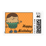 Lil' Itty Charles Cone Happy Birthday Postage