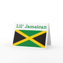 Lil' Jamaican Greeting Card by FlagTshirts Lil' Jamaican Greeting Card