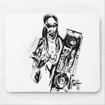 Lil Jon "Collaboration by Jim Mahfood and Lil Jon" mousepads