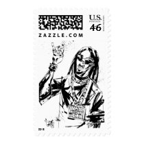 Lil Jon "Collaboration by Jim Mahfood and Lil Jon" stamps