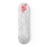 Lil Jon "Crunk Ain't Dead" White Red skateboards