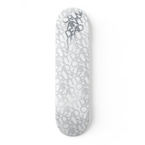 Lil Jon "Crunk Ain't Dead" White skateboards by liljon Lil Jon "Crunk Ain't Dead" White skateboards