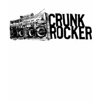 Lil Jon "Crunk Rocker Boombox Black White" t-shirts