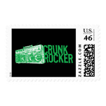 Lil Jon "Crunk Rocker Boombox Green" Postage Stamps