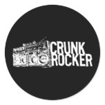 Lil Jon "Crunk Rocker Boombox White" Round Sticker