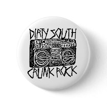 Lil Jon "Dirty South Boombox Black" buttons by liljon Lil Jon "Dirty South Boombox Black" buttons
