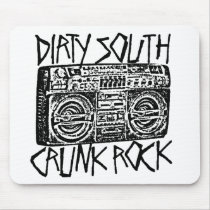 Lil Jon "Dirty South Boombox Black" mousepads